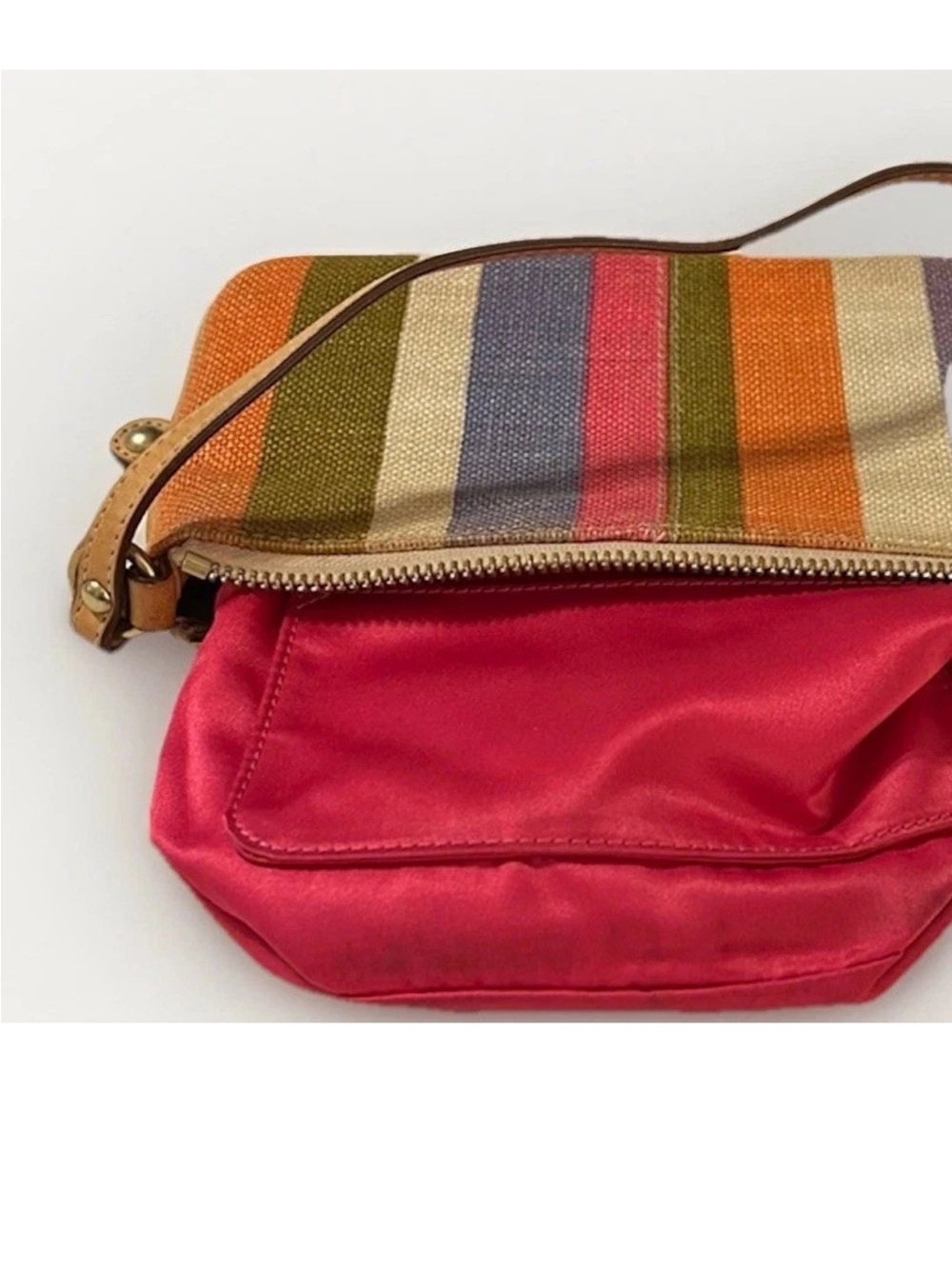 Coach Hamptons 10th Anniversary Archive Shoulder Bag/Lg. Wristlet Set, Leather - Picture 13 of 14